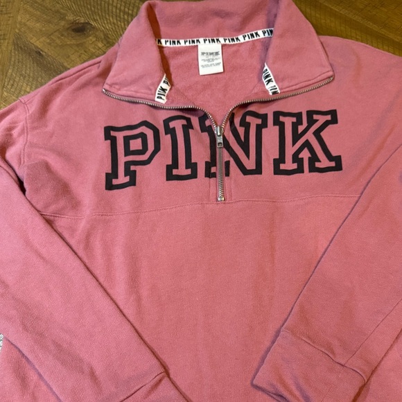 VS PINK Quarter Zip Sweatshirt - Picture 6 of 6